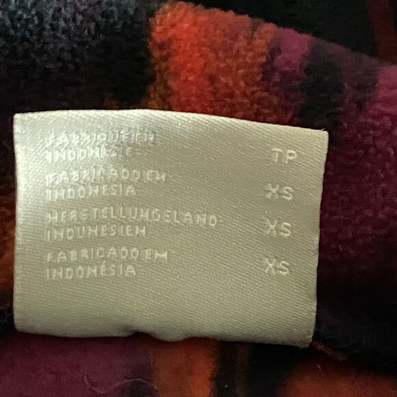 COLUMBIA Ali Peak Pullover Fleece Hoodie Dark Nocturnal Folk Blur Womens XS - Picture 11 of 13